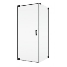 Cadura, cabina dus 80x80cm, profil negru